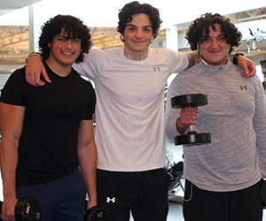brothers in fitness centre for March member profile